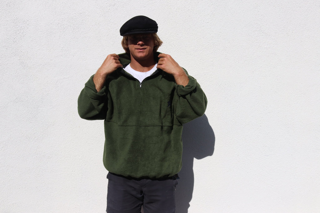 Star Sweater-Olive Green