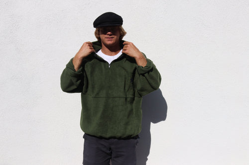 Star Sweater-Olive Green