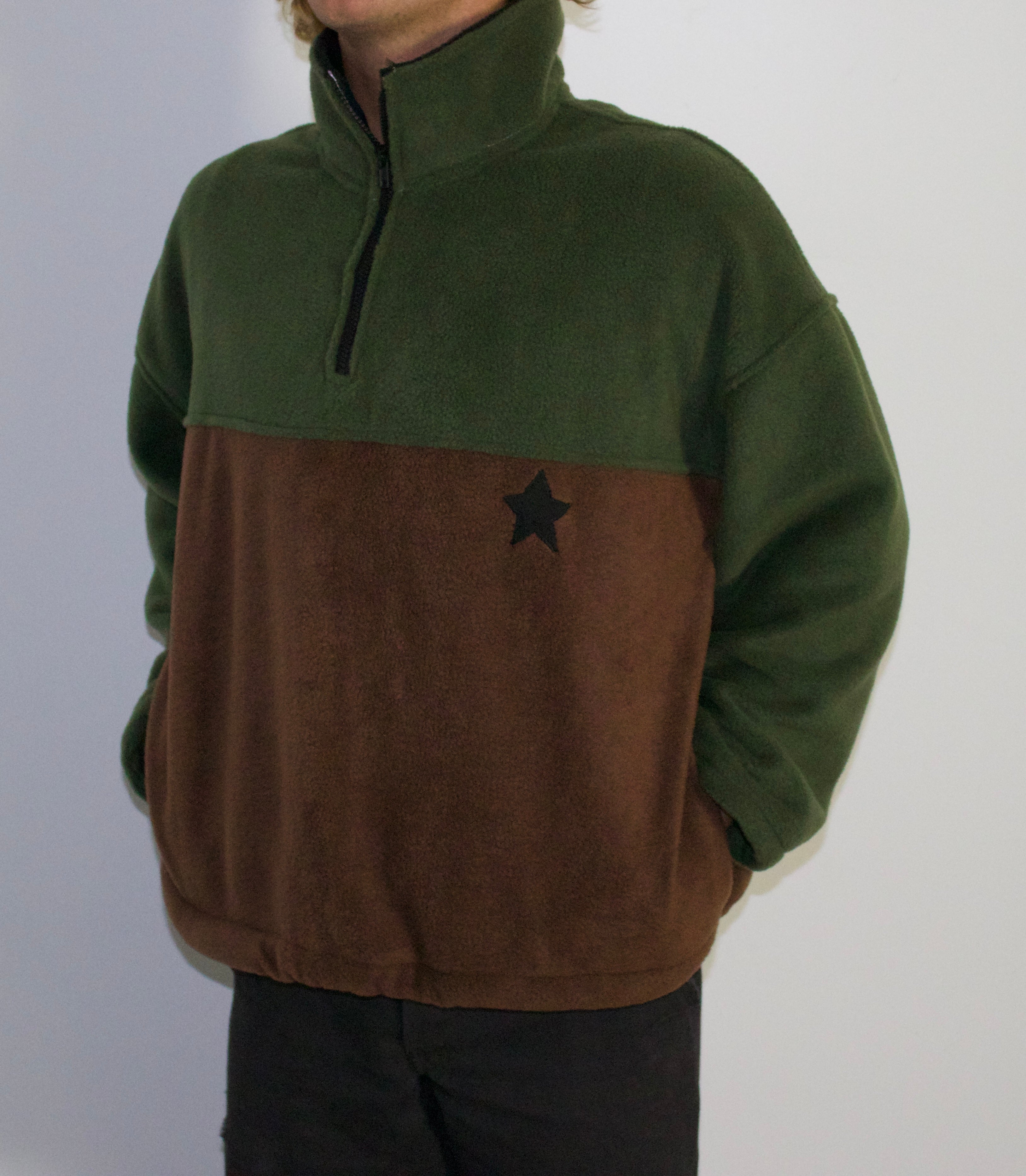 Classic STAR Sweater-Green/Brown